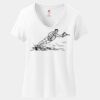 Women's Perfect T Cotton V Neck T Shirt Thumbnail