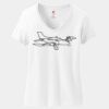 Women's Perfect T Cotton V Neck T Shirt Thumbnail