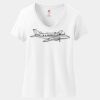 Women's Perfect T Cotton V Neck T Shirt Thumbnail