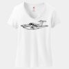 Women's Perfect T Cotton V Neck T Shirt Thumbnail