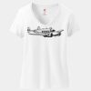 Women's Perfect T Cotton V Neck T Shirt Thumbnail