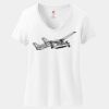 Women's Perfect T Cotton V Neck T Shirt Thumbnail
