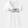 Women's Perfect T Cotton V Neck T Shirt Thumbnail
