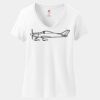 Women's Perfect T Cotton V Neck T Shirt Thumbnail