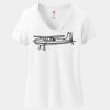 Women's Perfect T Cotton V Neck T Shirt Thumbnail