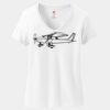 Women's Perfect T Cotton V Neck T Shirt Thumbnail