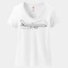 Women's Perfect T Cotton V Neck T Shirt Thumbnail