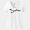Women's Perfect T Cotton V Neck T Shirt Thumbnail