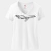 Women's Perfect T Cotton V Neck T Shirt Thumbnail