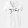 Women's Perfect T Cotton V Neck T Shirt Thumbnail