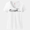 Women's Perfect T Cotton V Neck T Shirt Thumbnail