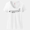 Women's Perfect T Cotton V Neck T Shirt Thumbnail