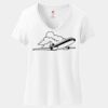 Women's Perfect T Cotton V Neck T Shirt Thumbnail
