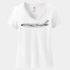 Women's Perfect T Cotton V Neck T Shirt Thumbnail