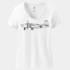 Women's Perfect T Cotton V Neck T Shirt Thumbnail