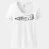 Women's Perfect T Cotton V Neck T Shirt Thumbnail