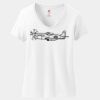 Women's Perfect T Cotton V Neck T Shirt Thumbnail