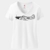 Women's Perfect T Cotton V Neck T Shirt Thumbnail