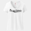 Women's Perfect T Cotton V Neck T Shirt Thumbnail
