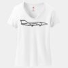 Women's Perfect T Cotton V Neck T Shirt Thumbnail