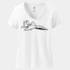 Women's Perfect T Cotton V Neck T Shirt Thumbnail