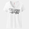 Women's Perfect T Cotton V Neck T Shirt Thumbnail