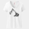Women's Perfect T Cotton V Neck T Shirt Thumbnail