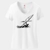 Women's Perfect T Cotton V Neck T Shirt Thumbnail