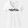 Women's Perfect T Cotton V Neck T Shirt Thumbnail