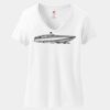 Women's Perfect T Cotton V Neck T Shirt Thumbnail
