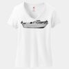 Women's Perfect T Cotton V Neck T Shirt Thumbnail
