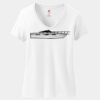 Women's Perfect T Cotton V Neck T Shirt Thumbnail