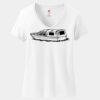 Women's Perfect T Cotton V Neck T Shirt Thumbnail