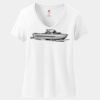 Women's Perfect T Cotton V Neck T Shirt Thumbnail