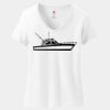 Women's Perfect T Cotton V Neck T Shirt Thumbnail