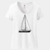 Women's Perfect T Cotton V Neck T Shirt Thumbnail