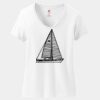 Women's Perfect T Cotton V Neck T Shirt Thumbnail