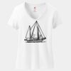 Women's Perfect T Cotton V Neck T Shirt Thumbnail