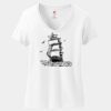 Women's Perfect T Cotton V Neck T Shirt Thumbnail