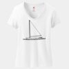 Women's Perfect T Cotton V Neck T Shirt Thumbnail