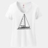 Women's Perfect T Cotton V Neck T Shirt Thumbnail