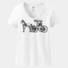 Women's Perfect T Cotton V Neck T Shirt Thumbnail
