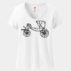 Women's Perfect T Cotton V Neck T Shirt Thumbnail