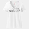 Women's Perfect T Cotton V Neck T Shirt Thumbnail
