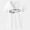 Women's Perfect T Cotton V Neck T Shirt Thumbnail
