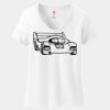 Women's Perfect T Cotton V Neck T Shirt Thumbnail