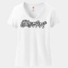 Women's Perfect T Cotton V Neck T Shirt Thumbnail