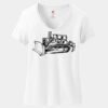 Women's Perfect T Cotton V Neck T Shirt Thumbnail