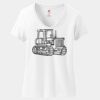 Women's Perfect T Cotton V Neck T Shirt Thumbnail