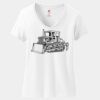 Women's Perfect T Cotton V Neck T Shirt Thumbnail